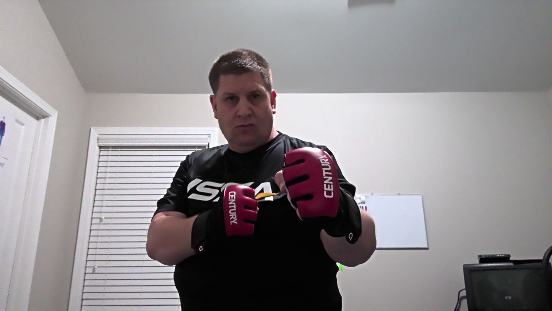 Bradley Lloyd in fighting stance